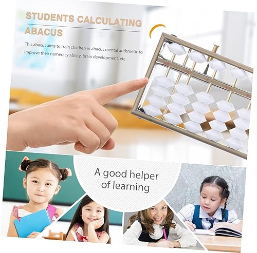 Miniatura 8 de NUOBESTY Herramienta de regalo para adultos, educativa, inclinado, aluminio, niña, japonesa, conteo, varillas, matemáticas, calculadora temprana,