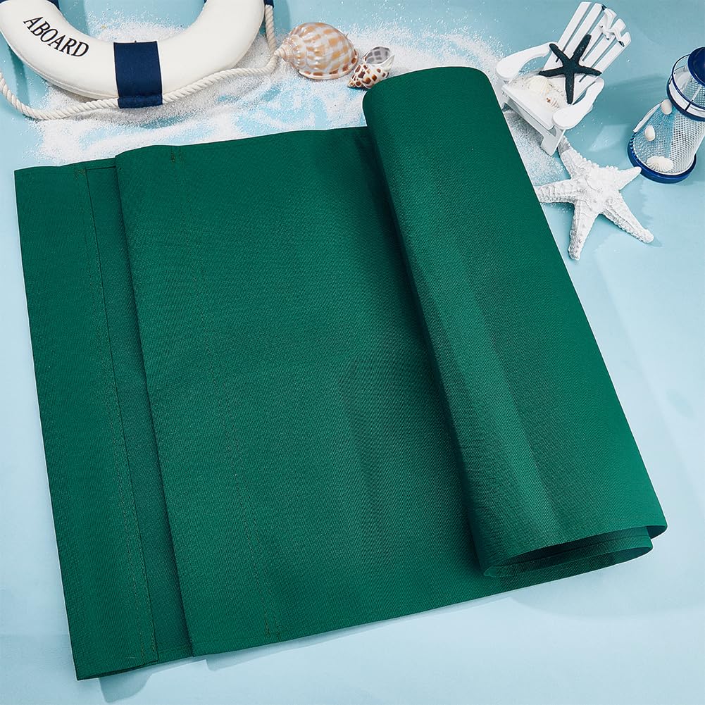 GORGECRAFT 113~120x43cm Cotton Beach Sling Chair Replacement Canvas Folding Lounge Repair Cloth Reclining Sling Replacement for Sunbathing Garden Courtyard Beach Relaxation - Image 4