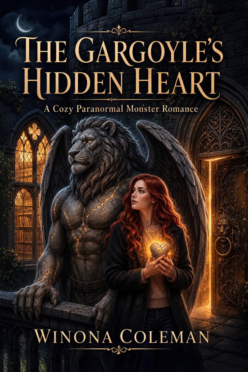 The Gargoyle's Hidden Heart: A Cozy Paranormal Monster Romance (The Cursed Guardians of Ashborne)