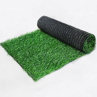 3 Pack Artificial Grass Mat Roll, 12.6 Inch x 39 Inch Synthetic Artificial Turf Roll for DIY Gard...