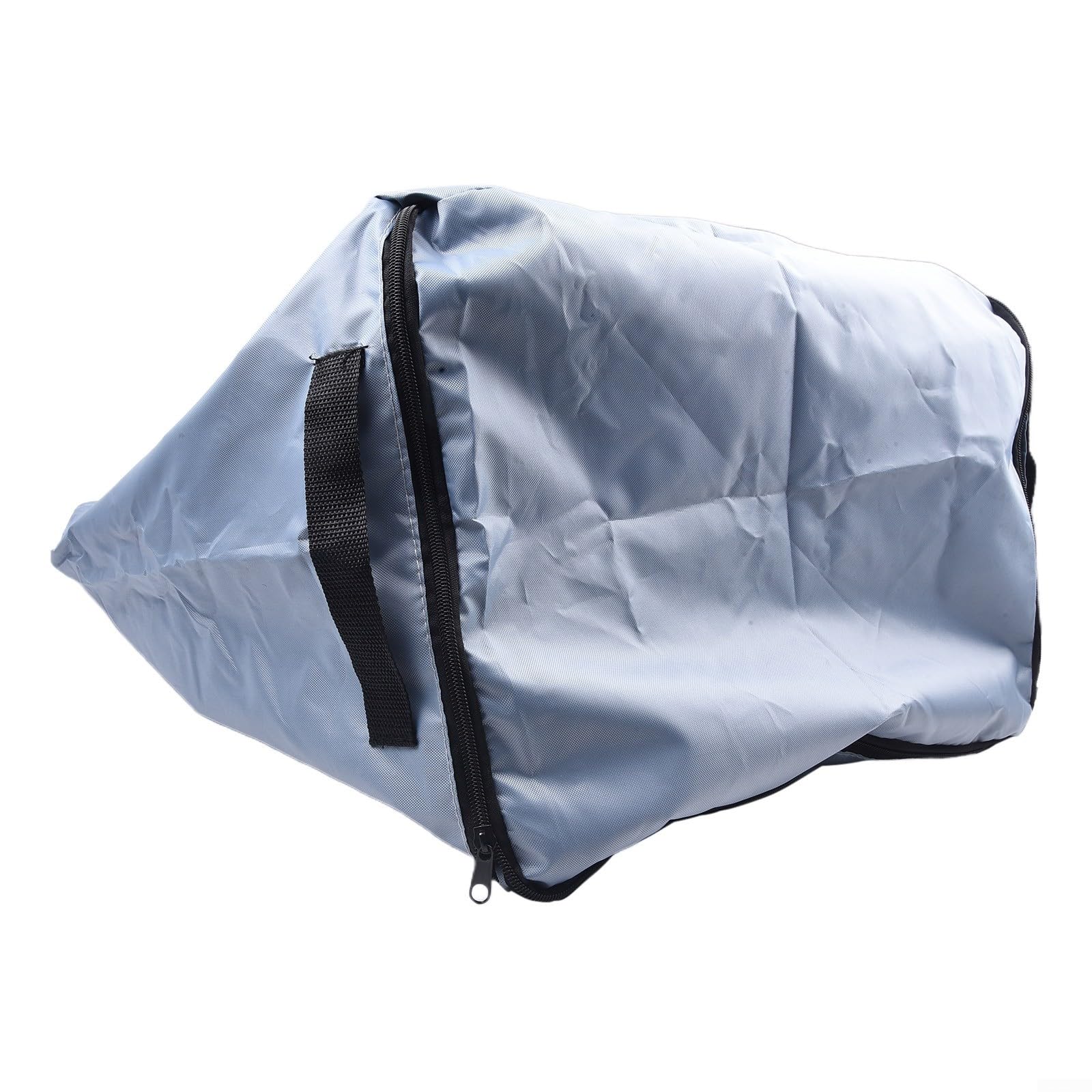 Housse de pompe de chauffage spa 420D avec revêtement argenté - 43 x 38 x 54 cm - Protection contre la pluie, le soleil et la poussière - Gris