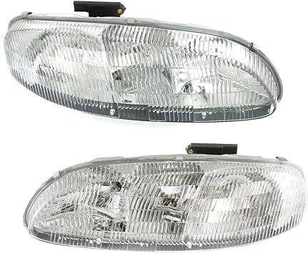 Headlight Left Right Clear Lens for Chevrolet Lumina 1995-2001