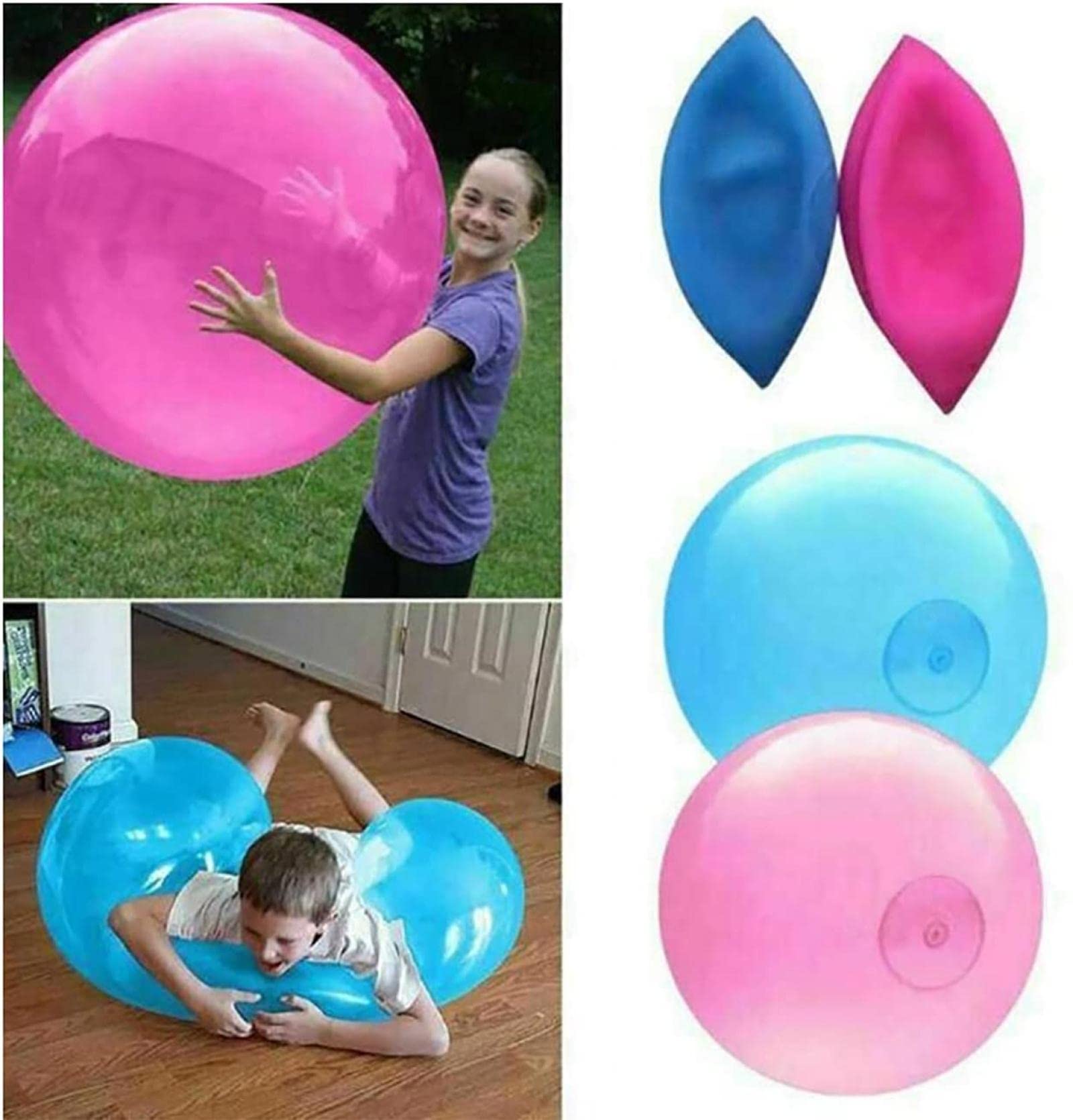 バブル・ボール Amazon | バブルボール 特大サイズ 70-120cm 巨大水風船 3色セット