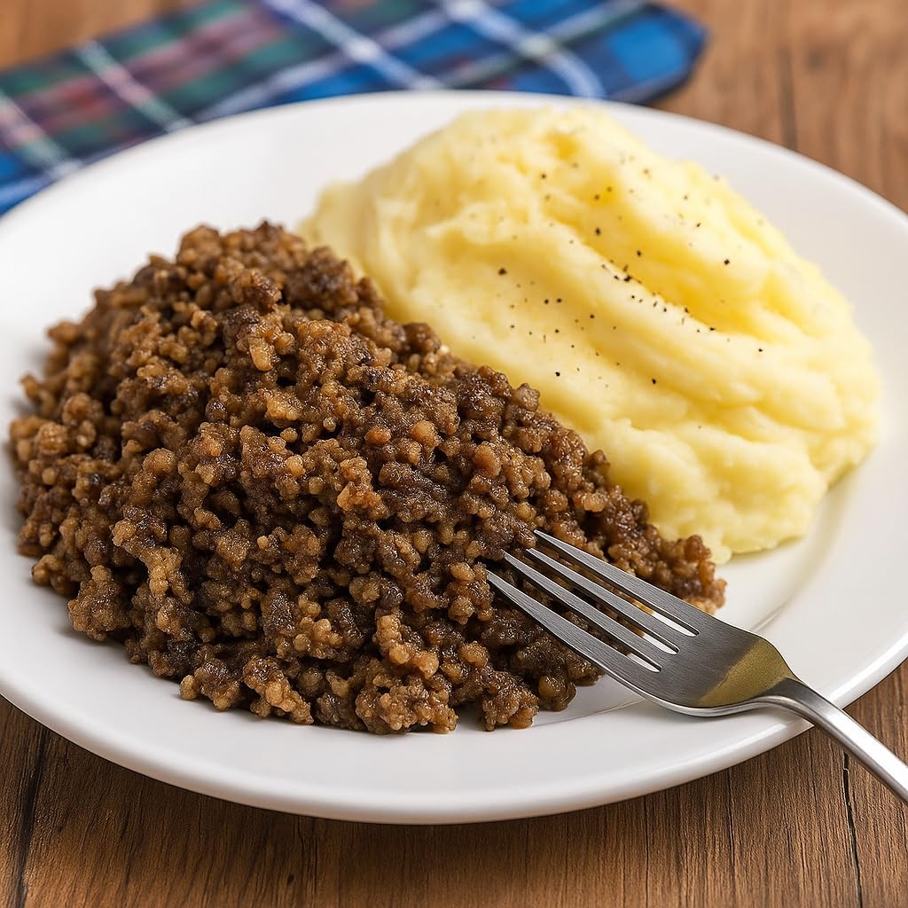 Grants Premium Haggis 4er Set (4x392g) - Herzhafte Fleischzubereitung aus Rind- und Schaffleisch mit Haferflocken – Doppelpack zusammengestellt durch Pikaflor