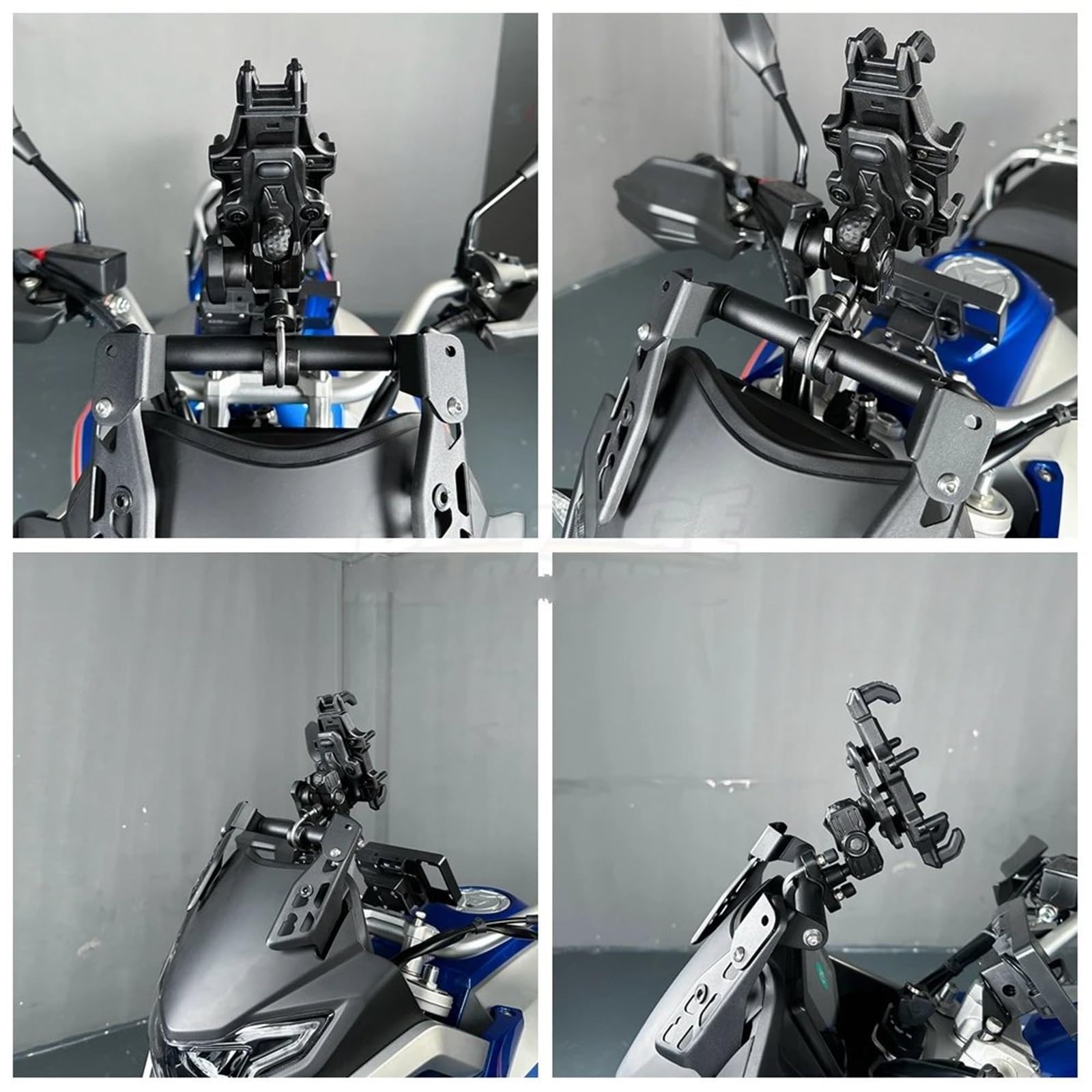 Soporte Navegación Soporte Montaje Navegación GPS Teléfono Móvil para KOVE 500X 525X para Macbor para Montana XR5 Soporte De Extensión para Manillar Motocicleta Soporte GPS para Motocicleta