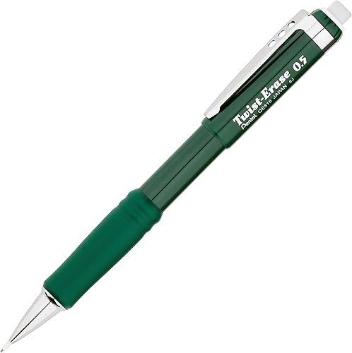Lápiz mecánico Pentel Twist Eraser III Color: Verde (QE515D)