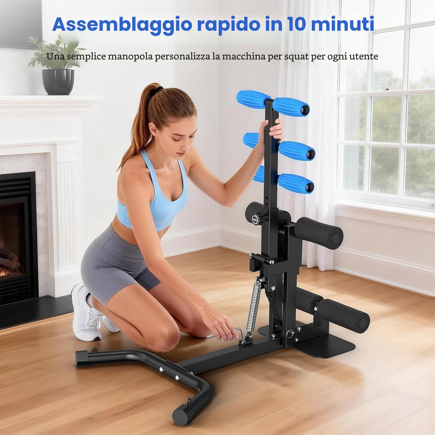 RELIFE REBUILD YOUR LIFE Macchina Per Squat Domestica Per Allenamento Di Glutei E Gambe Modellamento Muscolare E Allenamento Della Forza Attrezzatura Per Fitness