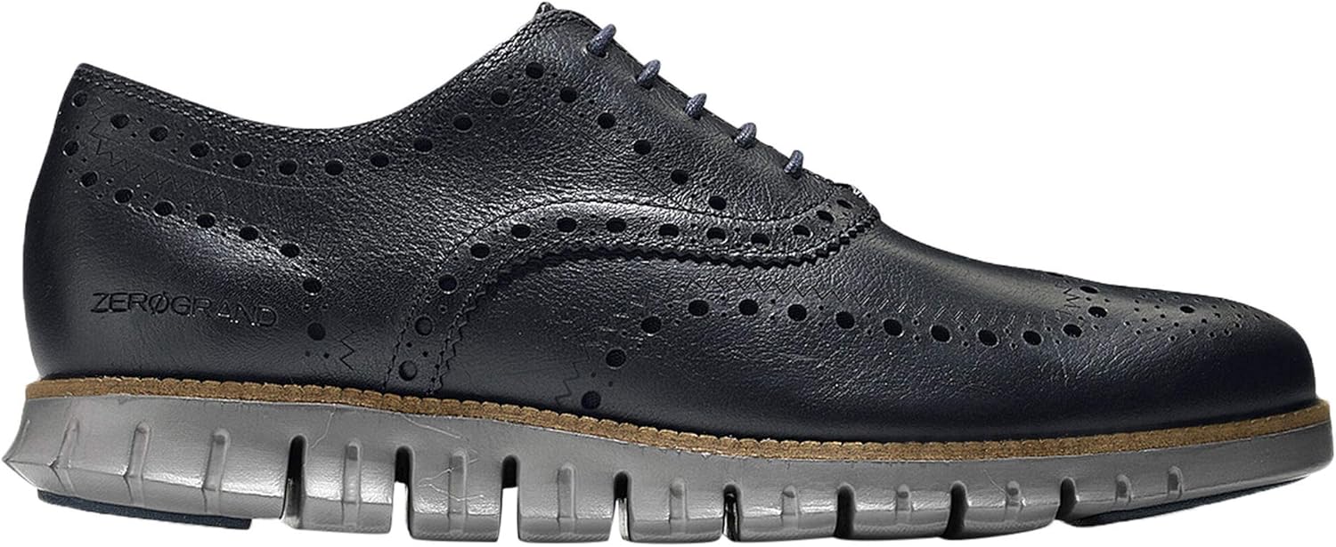 Cole Haan Men's Zerogrand Wing Oxford, Navy/Ironstone, 8 M US - Image 2