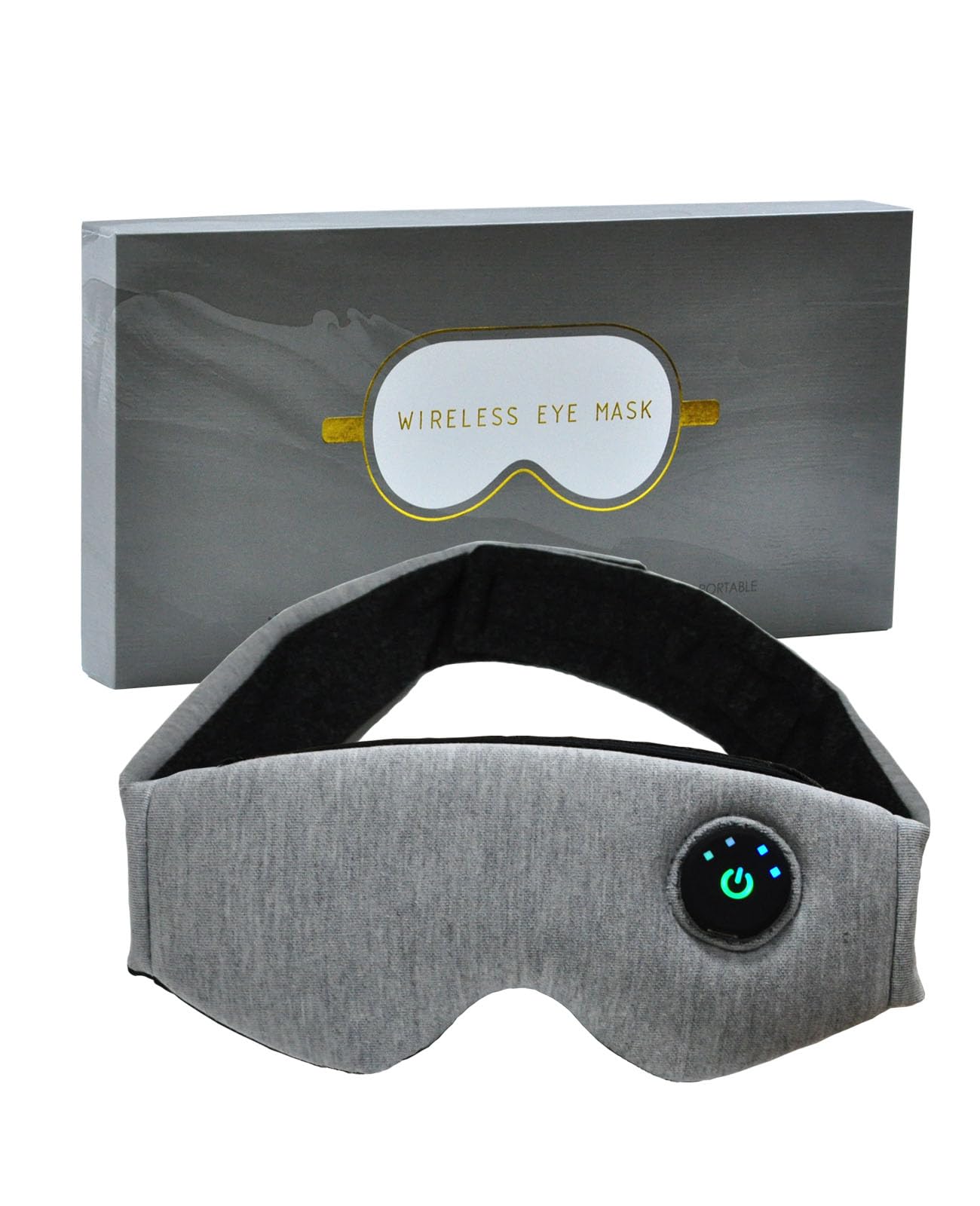 Heated Eye Mask, Warm Compress for Eyes, Moist Heat Mask with Velcro Band Design for Bleph...