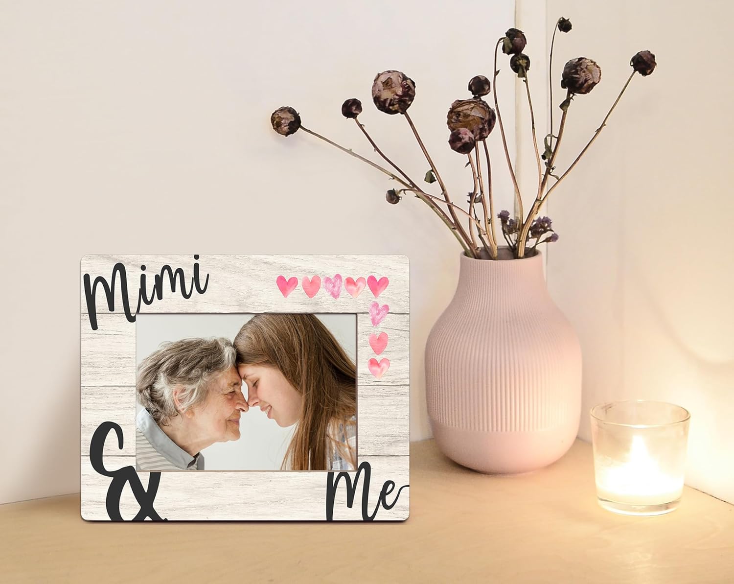 Orchroma Mimi Gifts,Mimi and Me Picture Frames Gifts for Grandma from Grandkids, Grandma Birthday Mothers Day Gift for Mimi Grandma,4x6 Inch Photo - Image 3