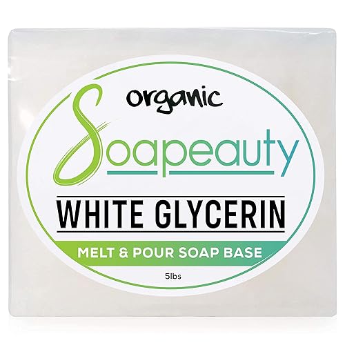 Base de jabón blanco | Glicerina derretir y verter | Natural para hacer jabón | 5 libras