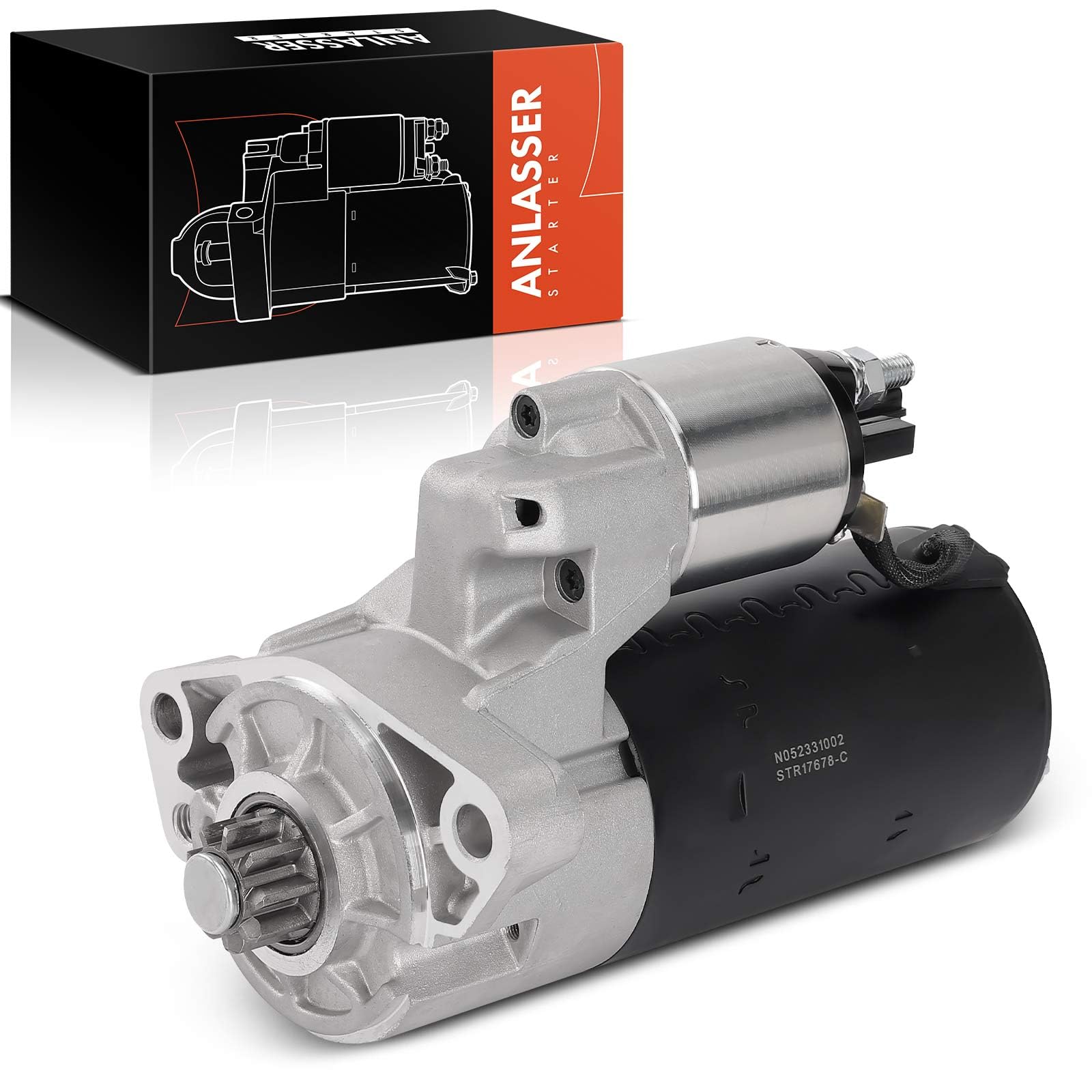 Frankberg Motor de arranque para automóvil 2,2 KW/12 V/9 dientes