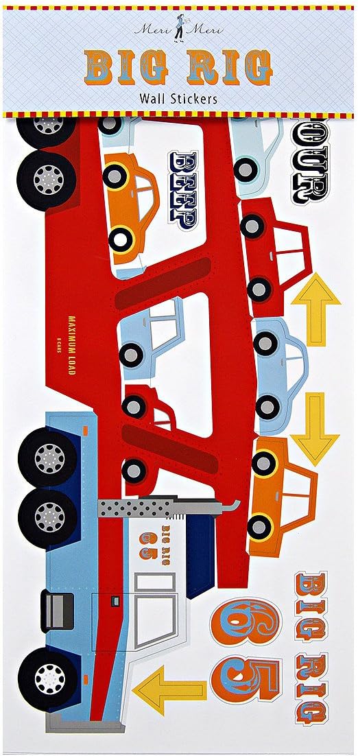 Meri Rig Amazon.com: MERI MERI Big Rig Wall Stickers : Tools & Home Improvement