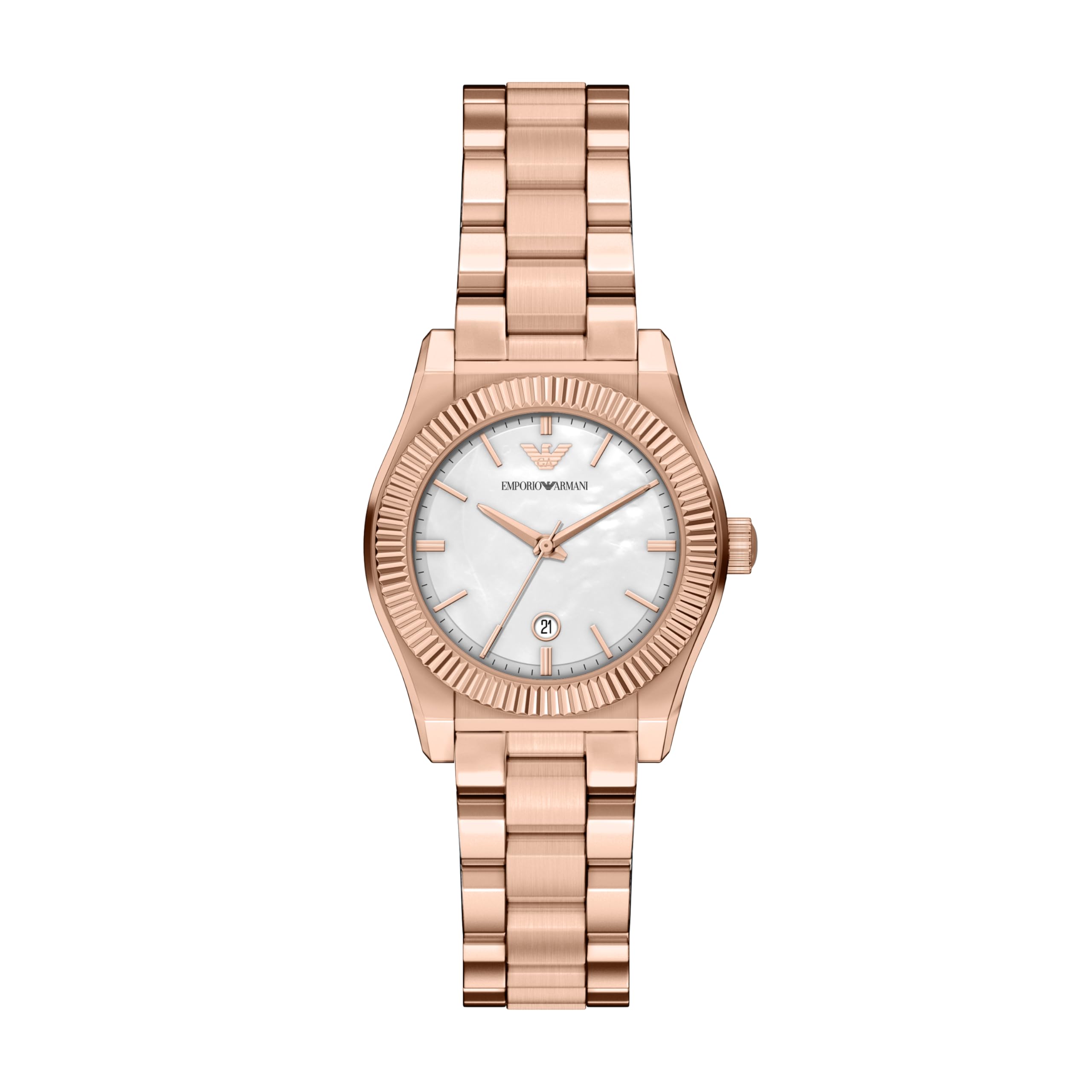 Emporio Armani Women's 32MM Rose Gold-Tone Stainless Steel Watch, AR11762