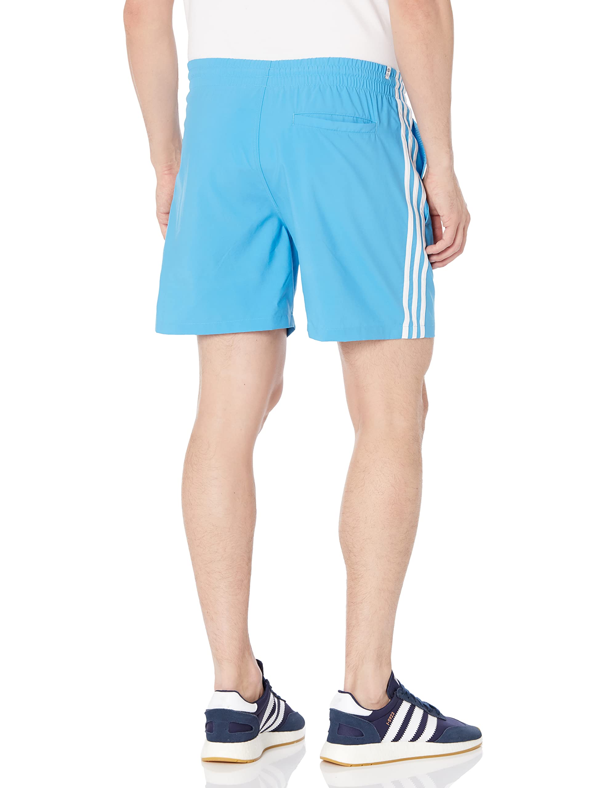 adidas Originals Men's Standard Adicolor Classics Trace Shorts, Sky Rush, XX-Large