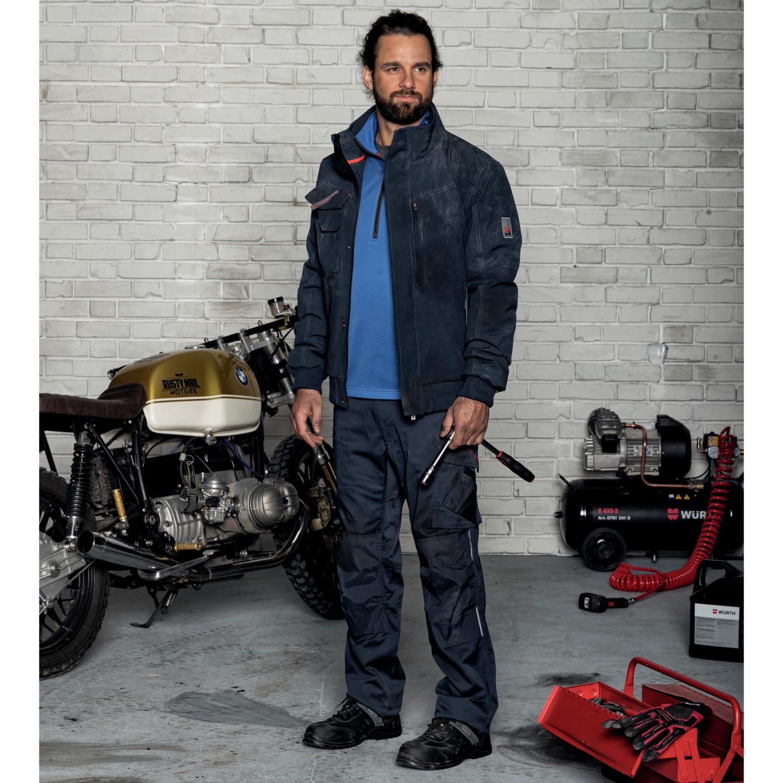 WÜRTH MODYF Pantalone da lavoro Stretch X bianco uomo