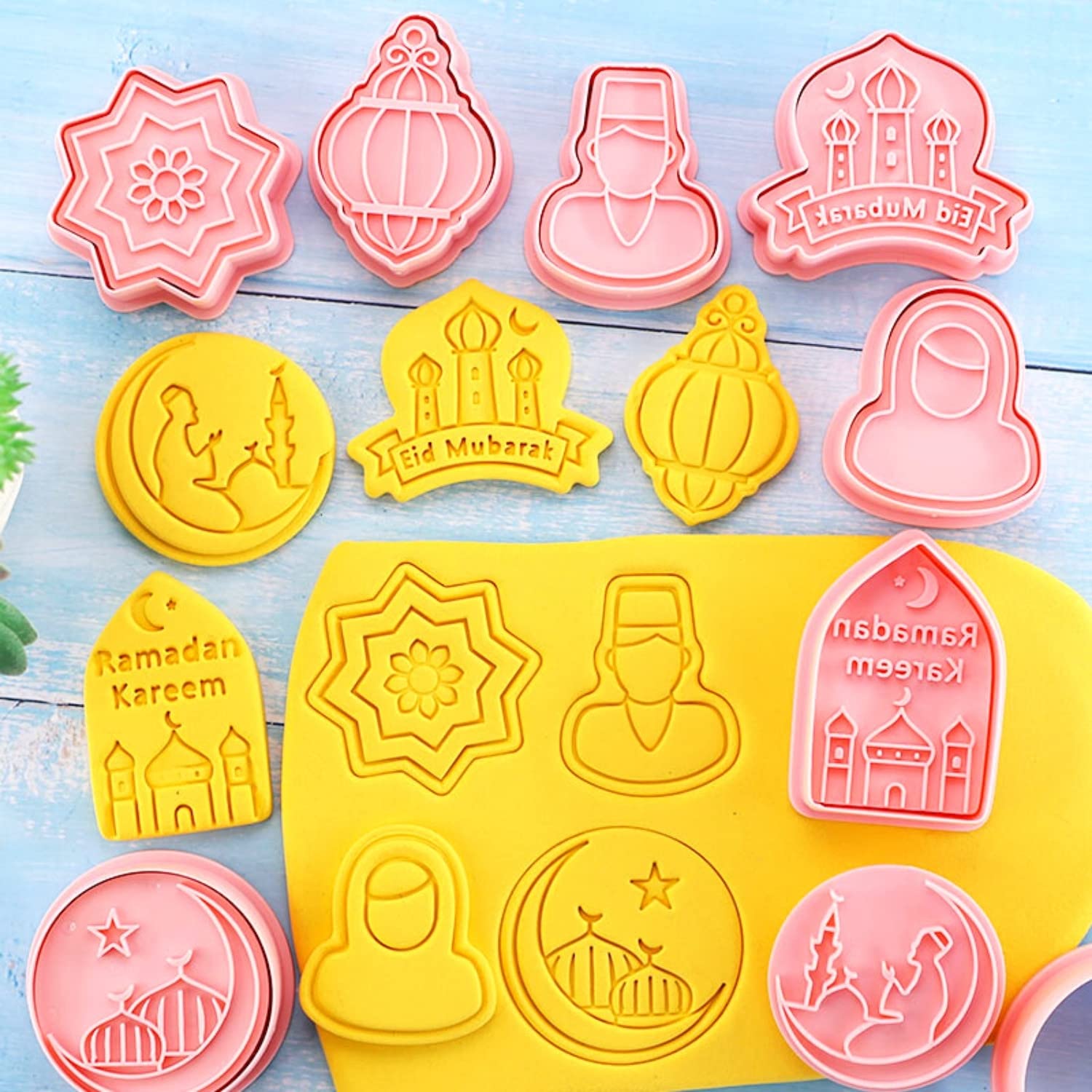 Molde Para Galletas Eid Mubarak, Cortador De Galletas, Molde | Meses
