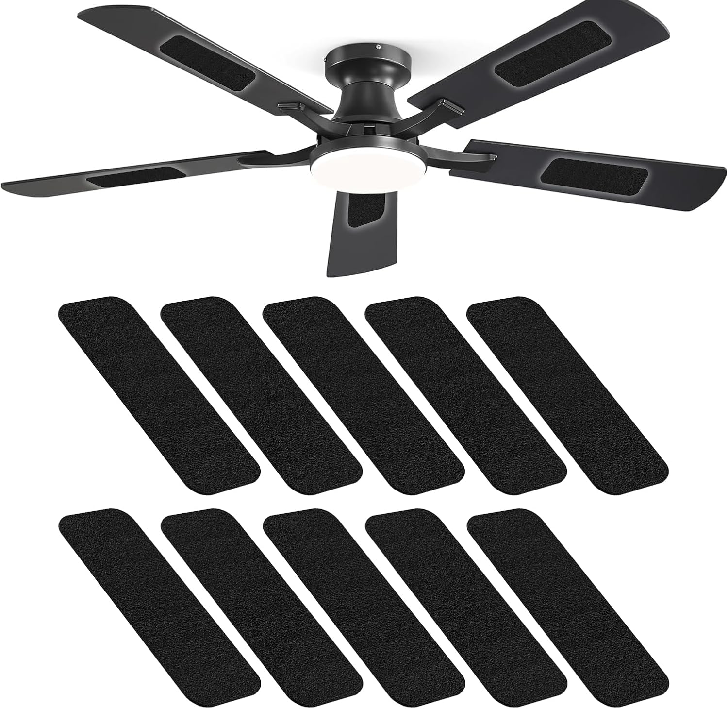 10 Pack Ceiling Fan Filters, Barnacle Activated Carbon Fan Filters