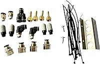 Vista 6 de Kit universal de respiración DIFF de 4 puntos compatible con Toyota Landcruiser Prado Hilux Kluger 4x4