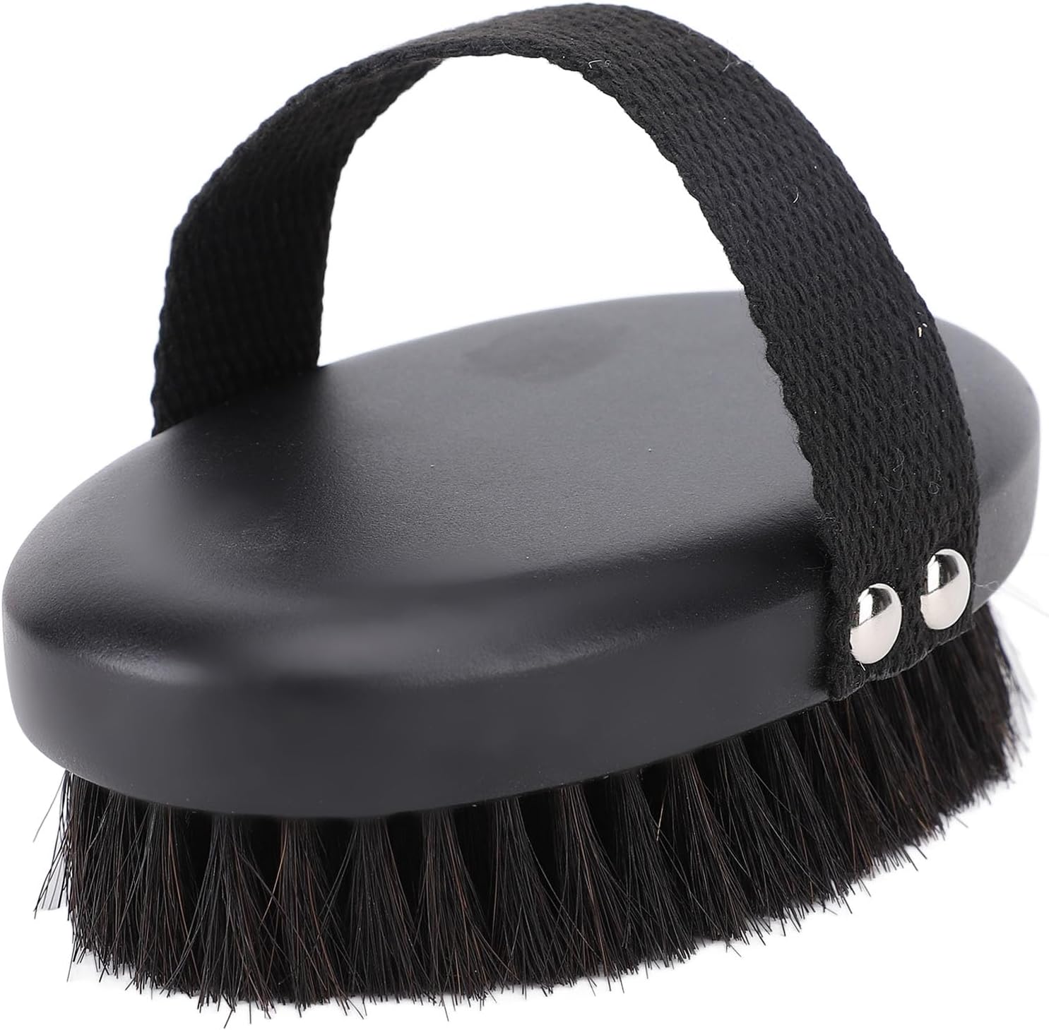Dioche Black Dry Body Brush, Premium Beech Wood Dry Skin Exfoliating Brush, Suitable for Fullbody Skin Care Before Bathing.