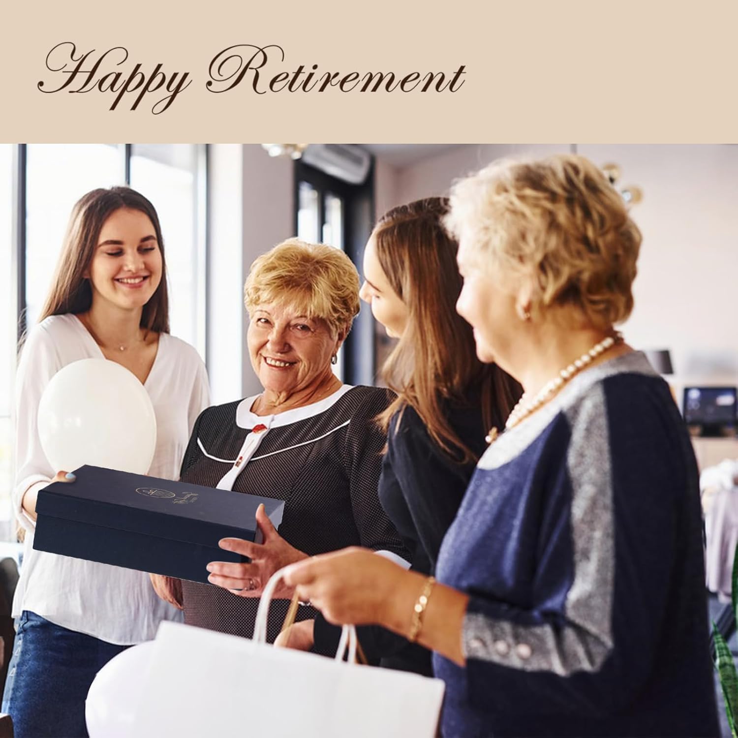 Retirement Gifts for Women Men Happy Gift Quartz Desk Clock Leaving for Retired Friends Coworkers Boss Teacher Gifts for Men - Image 4