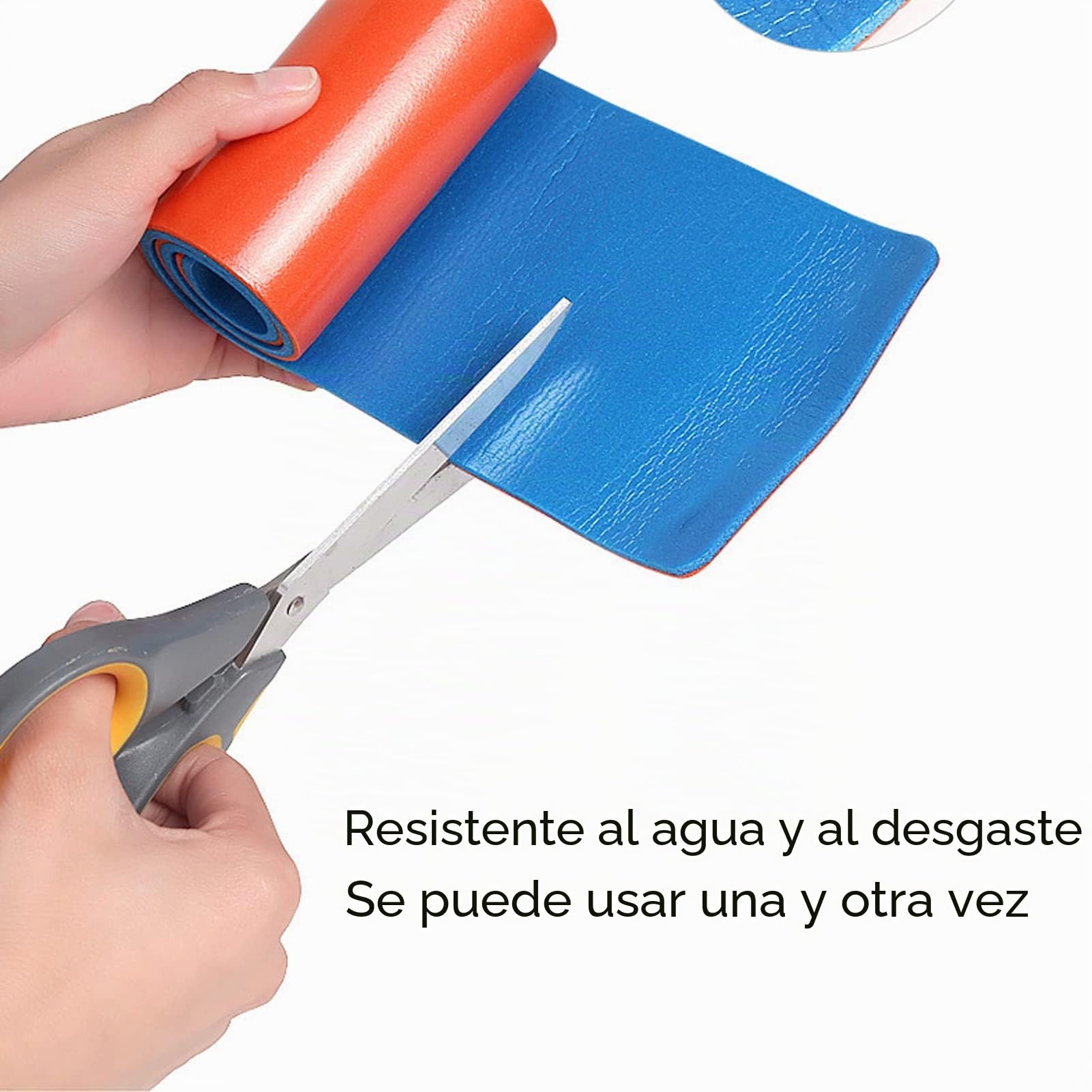 Rodillo de Férula de Emergencia, Férula de Aluminio Universal de Primeros Auxilios Cortable de Espuma de Polímero Férula Enrollada de Aluminio Reutilizable, para Fijación de Fracturas de(15*92CM)