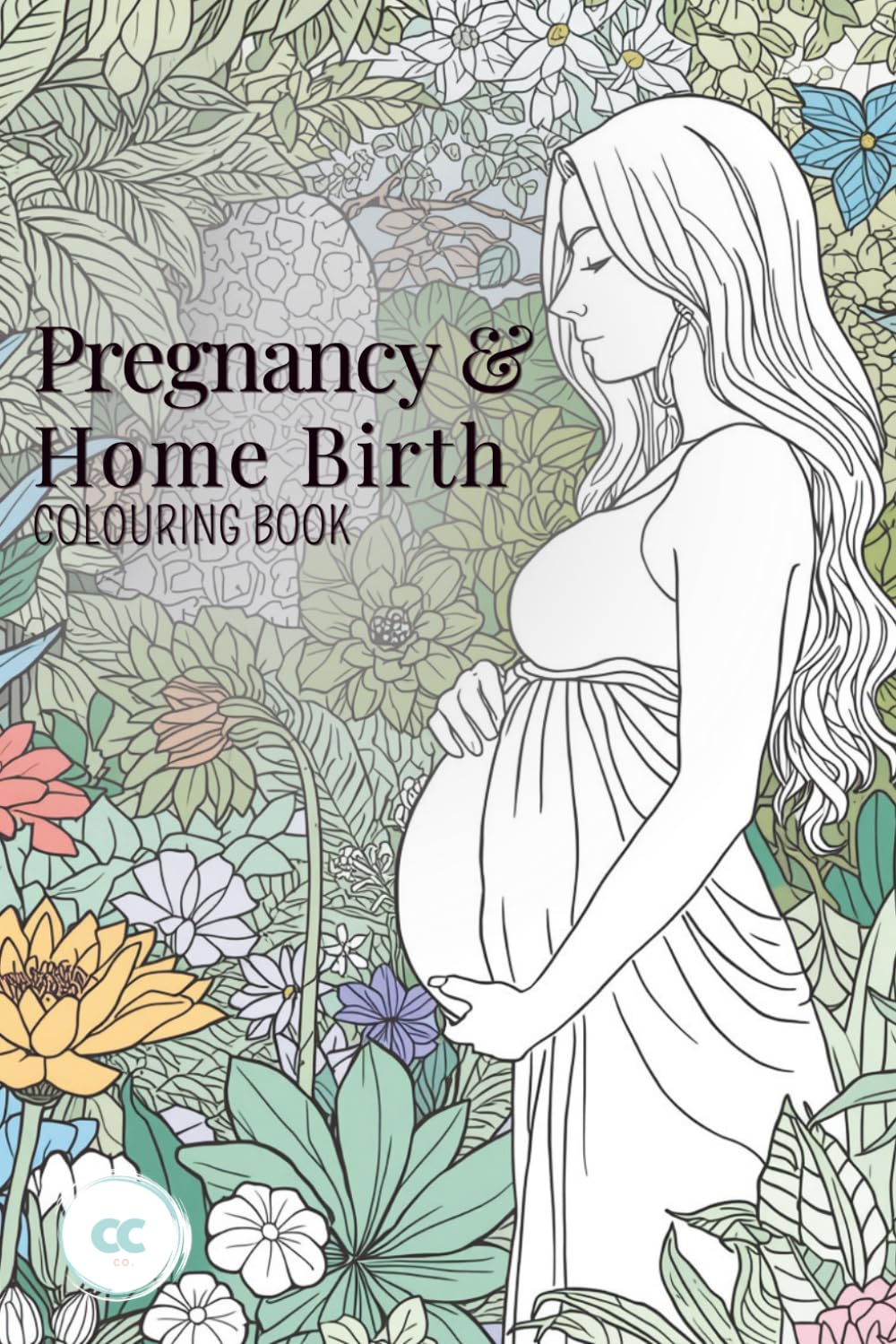 Pregnancy & Home Birth Mini Colouring Book