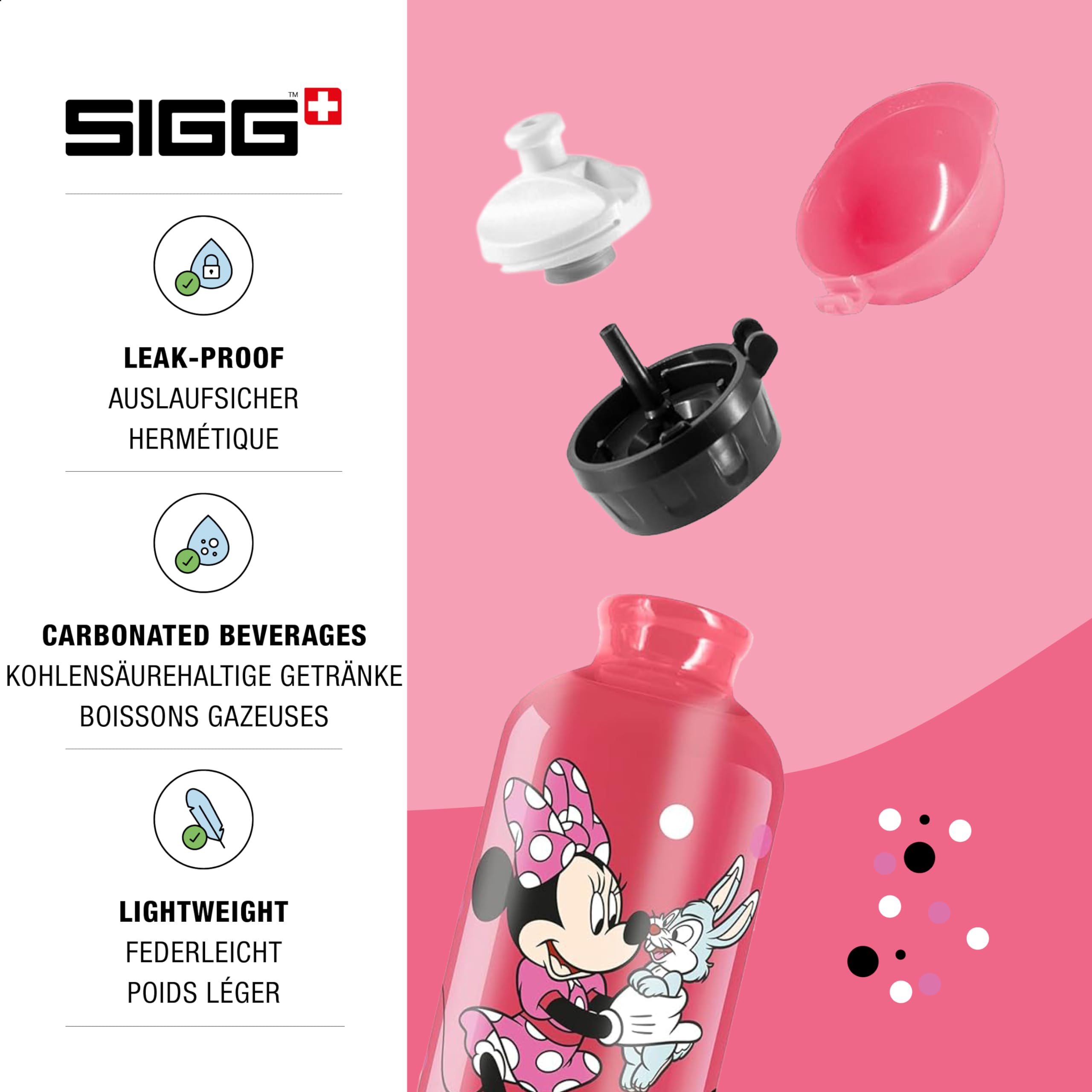Sigg Çocuk Su Şişesi (0,4 Lt), Zararlı Madde İçermeyen Çocuk Şişesi, Sızdırmaz Kapaklı, Tüy Kadar Hafif, Alüminyum İçecek Şişesi