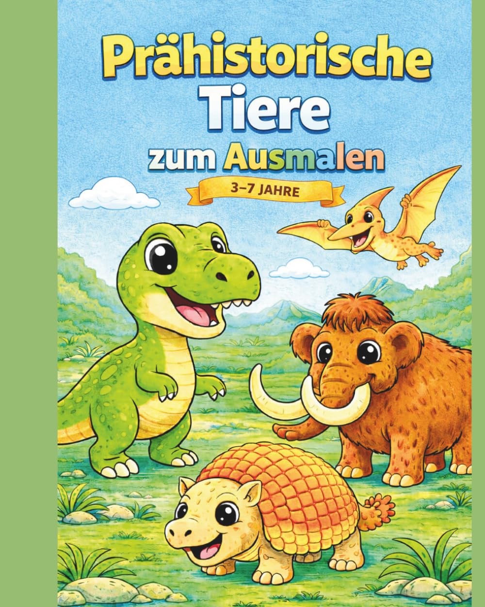 Prähistorische Tiere zum Ausmalen