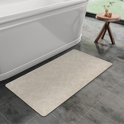 Miniatura 55 de Alfombra de Baño, Goma Antideslizante de Secado Rápido Absorbente Alfombras de Baño Delgadas que Caben Debajo de la Puerta Alfombras de Piso de