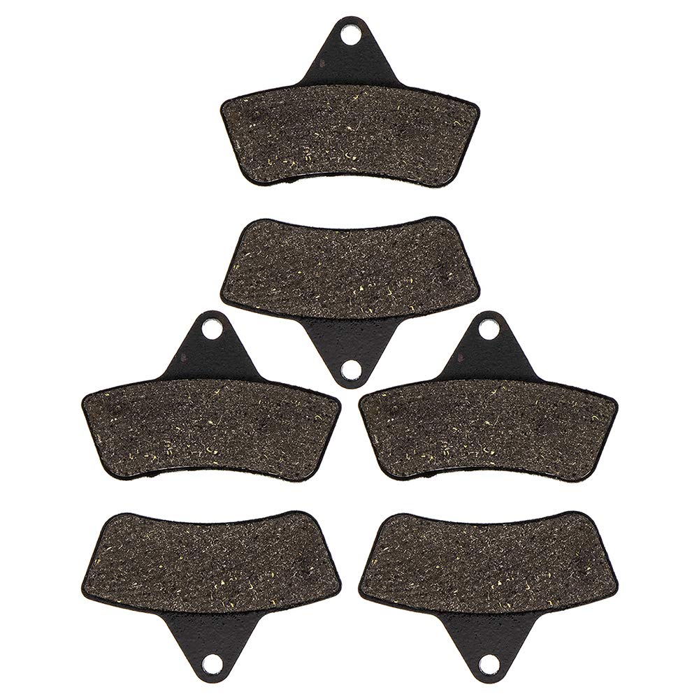 NICHE Front Left/Right Hand Brake Pad Set for Arctic Cat 0402-882 Semi-Metallic (Pack of 2)