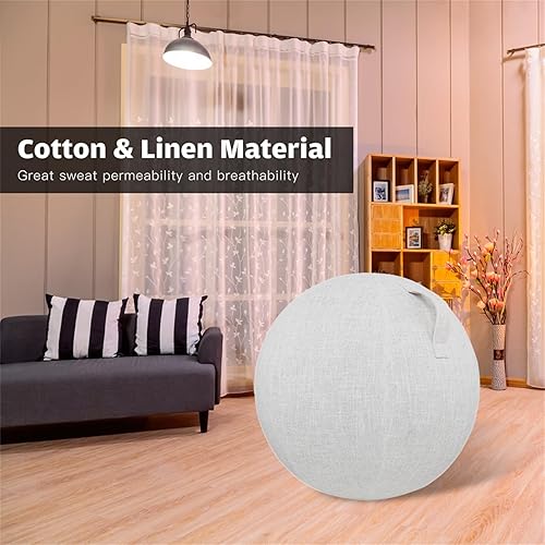 Miniatura 2 de Fundas para sillas de pelota de ejercicio, solo fundas para yoga, pilates, embarazo, equilibrio, asiento de parto, entrenamiento, estabilidad, silla