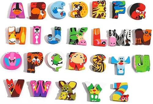 ZAKVOOR Paquete de 78 borradores de lápiz de letras a granel para aula, recuerdo de fiesta, relleno de regalos, recompensa de trabajo escolar en casa