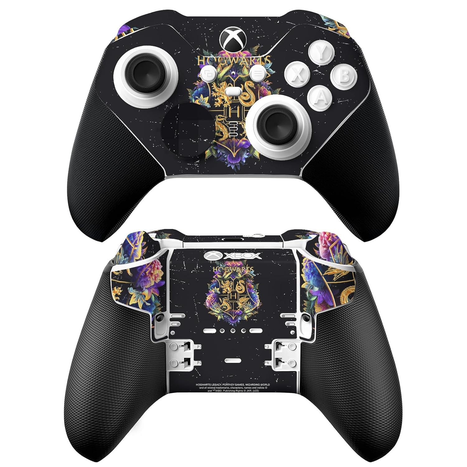 Head Case Designs Officially Licensed Harry Potter Hogwarts Crest Graphics Vinyl Sticker Gaming Skin Decal Cover Compatible With Xbox Series X & S Elite Wireless Controller Series 2
