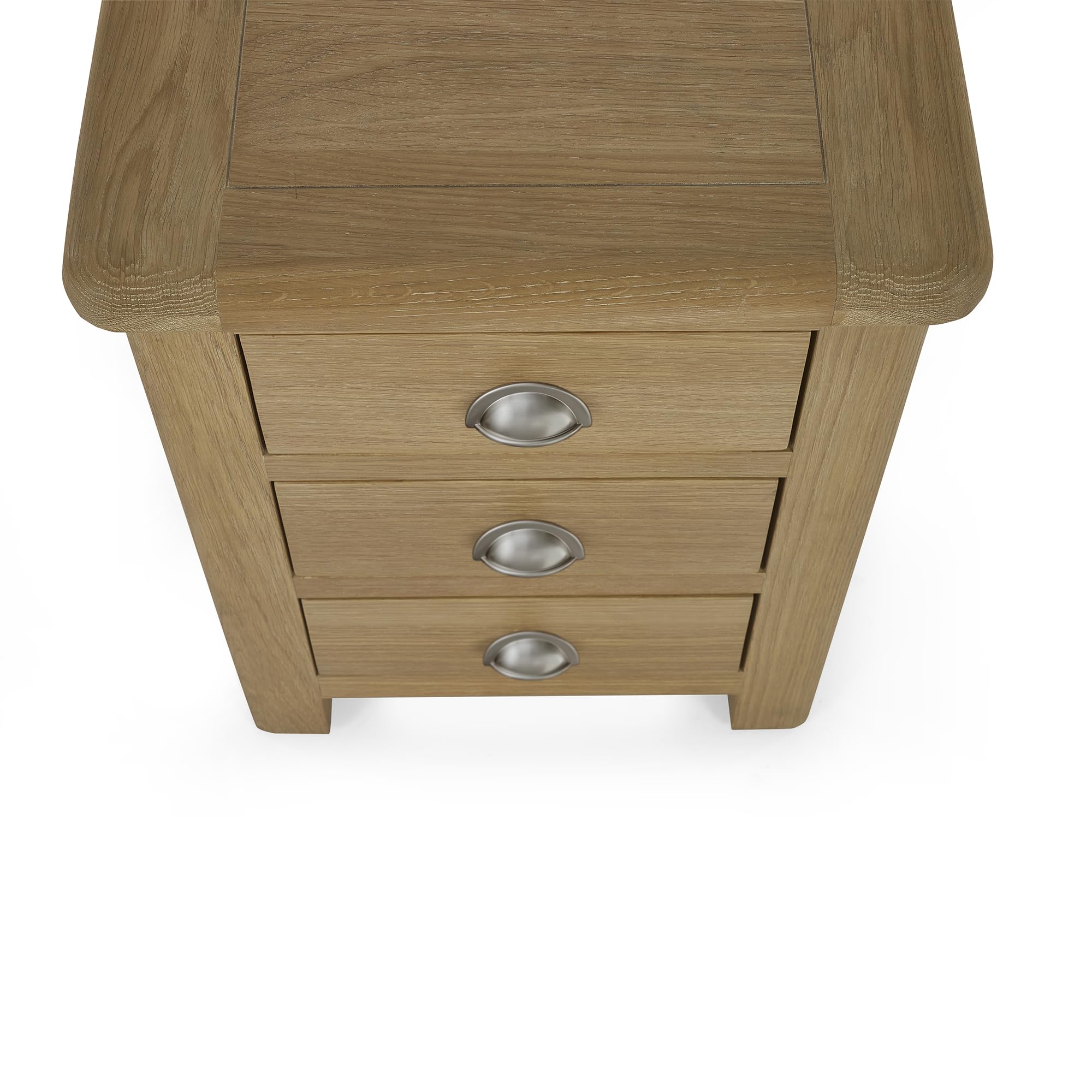 Julian Bowen Memphis Limed Oak 3 szuflady nocne