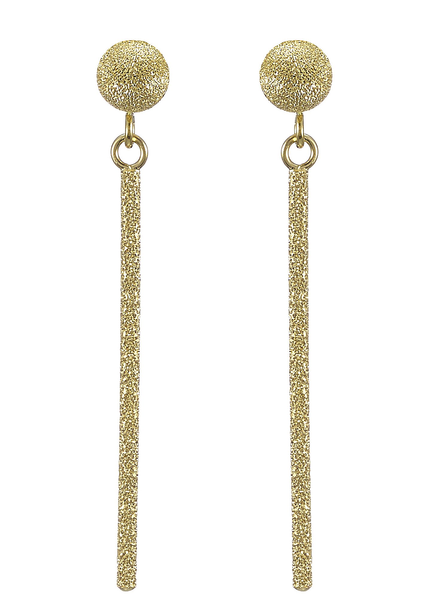 Carolina BucciGitane Sparkly Yellow Gold Magic Wand Earrings