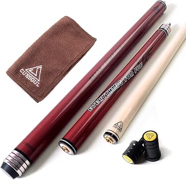 CUESOUL FIRE Jump/Break Cue 58inch 19oz 13mm Cue Tip-More Power and Less Effort