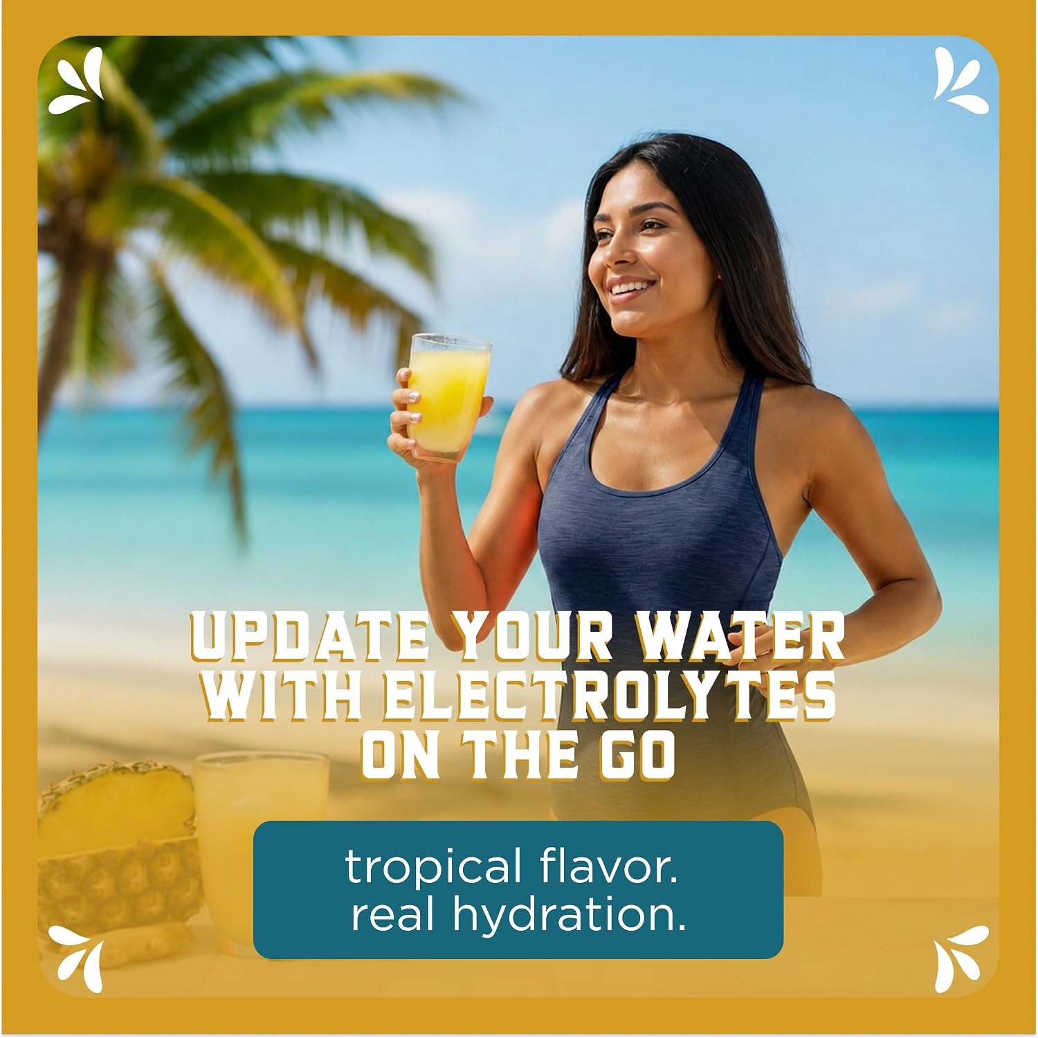 KLASS VIDA Daily Hydration | Pineapple Electrolytes | 15 Sticks image 2