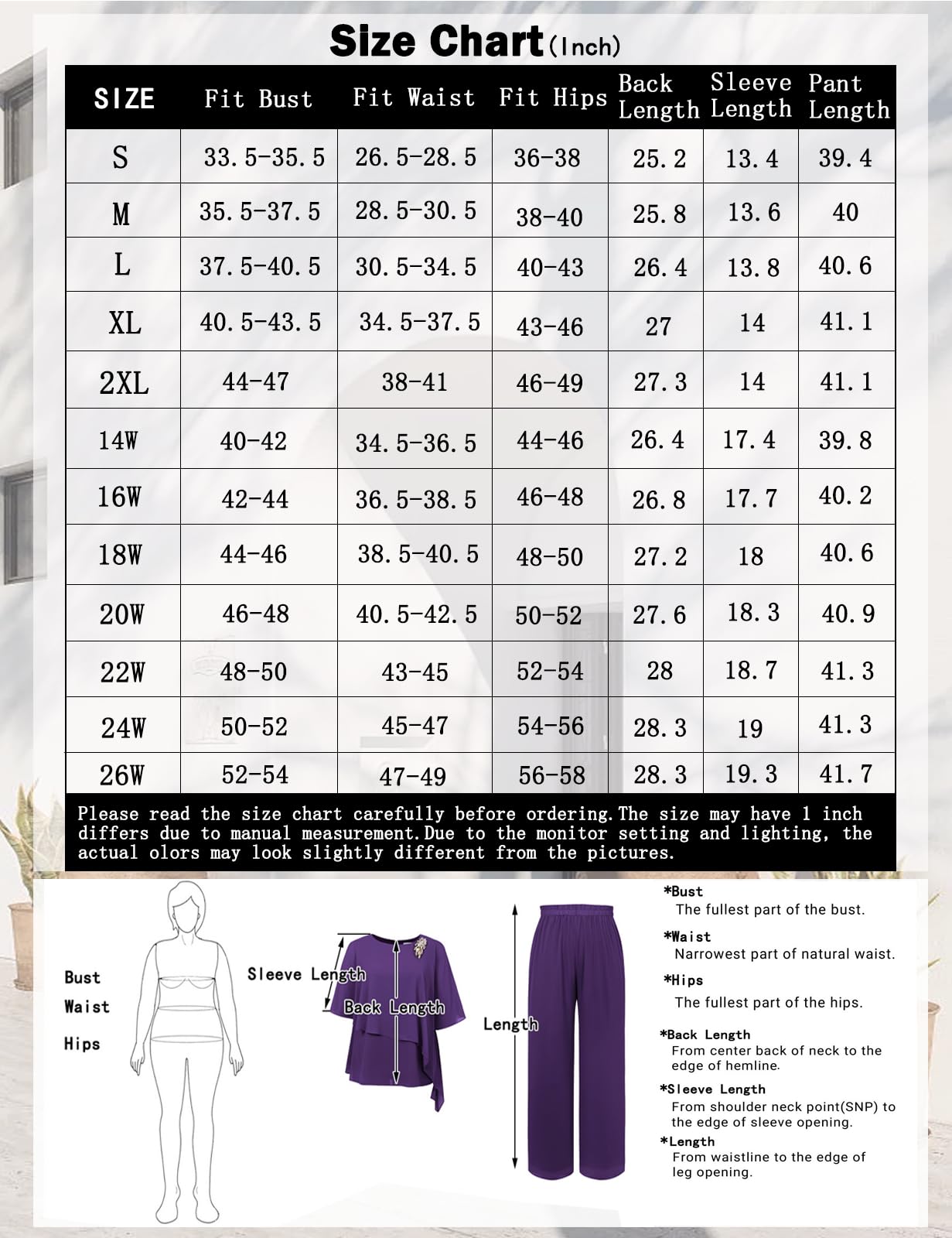 Hanna Nikole Plus Size Madre della Sposa Pantaloni Abiti 2 Pezzi Chiffon Set Increspature Strati di Matrimonio Guest Outfit