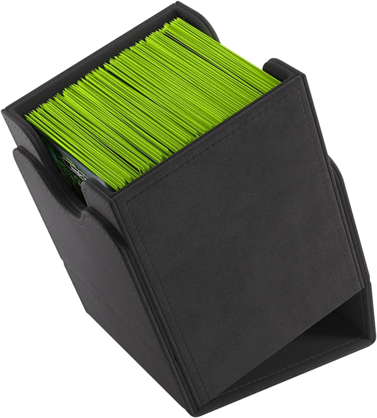 Gamegenic Squire 100+ XL Convertible Deck Box | Scatola per carte con clip rimovibili | Contiene 100 carte a doppia manica in custodie interne extra spesse | Colore nero | Realizzato