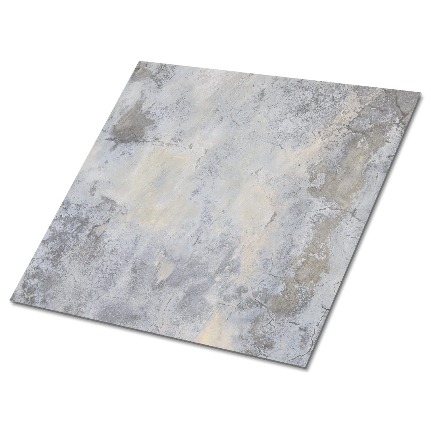 Baldosas autoadhesivas Decormat de PVC imitación concreto en pack de 9 piezas de 30x30 cm