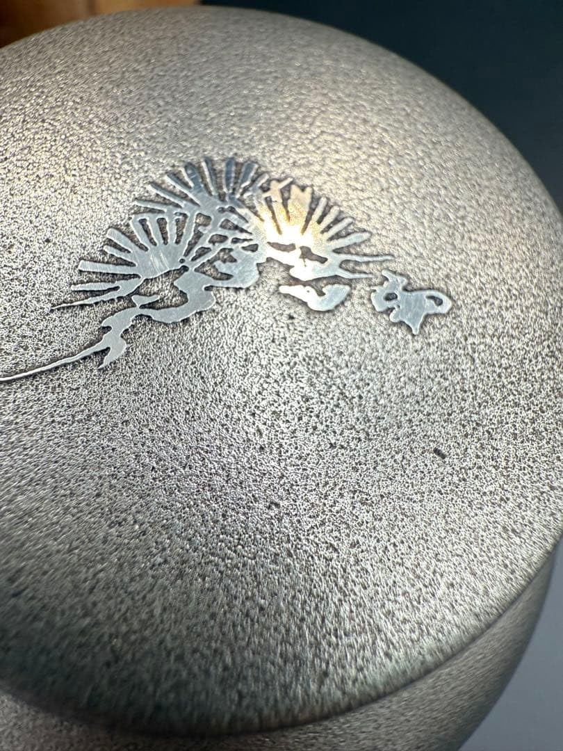 Amazon.co.jp: 薩摩錫器茶壺 茶筒岩切美巧堂Japanese Pewter Tea Caddy