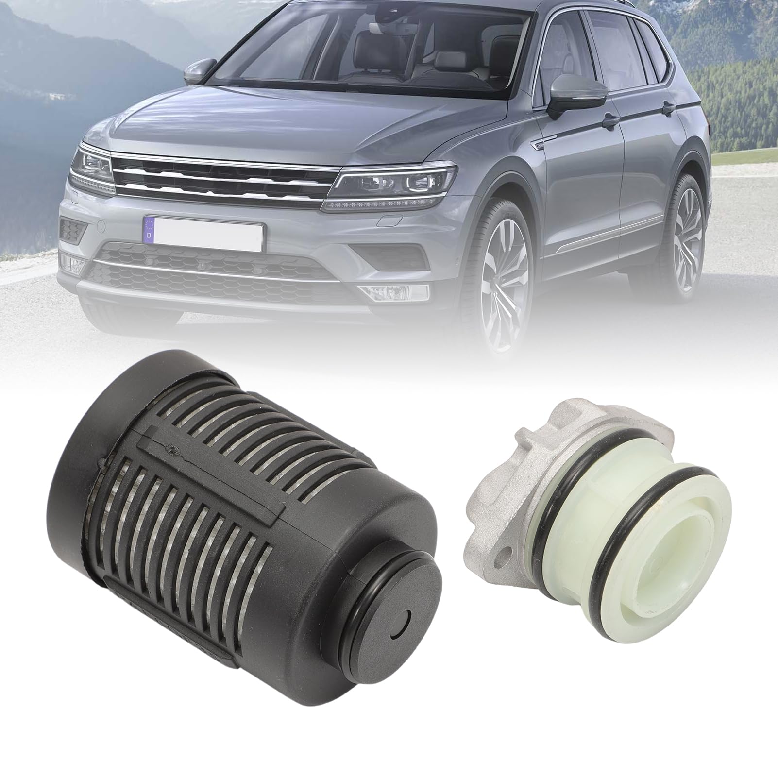 111358 Filtro olio auto con viti compatibile con A1 A3 Q3 TT Tiguan Octavia Superb Yeti Alhambra Altea, filtro olio per frizione multidisco Haldex