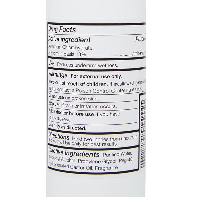 Desodorante antitranspirante McKesson spray 4 oz miniatura 8