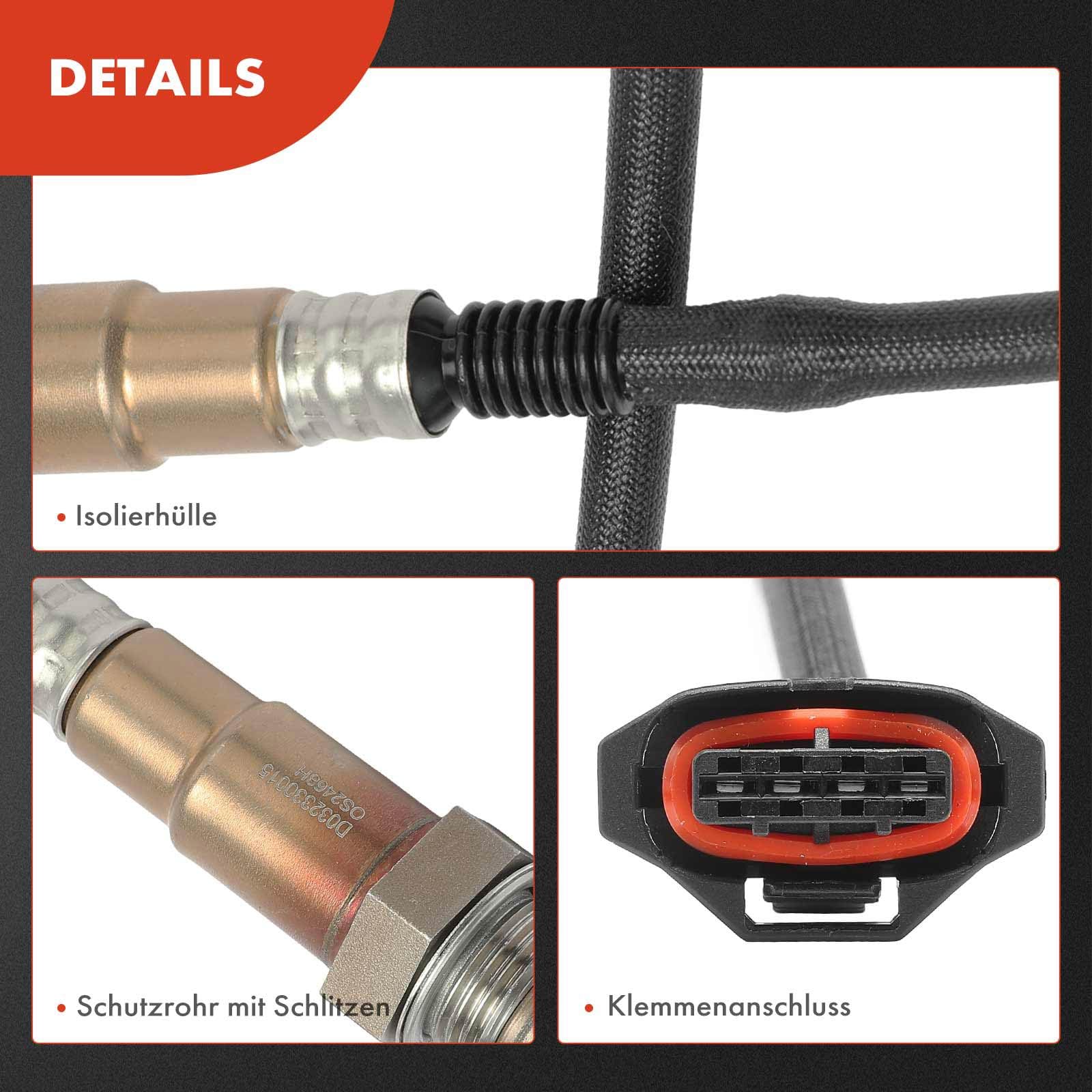 Frankberg 2 sondes lambda avant/après catalyseur 55568696 | Compatible avec: Circuit combiné, Corsa D S07, Astra H GTC A04, Corsa C X01, Astra J P10, Astra J Caravane P10