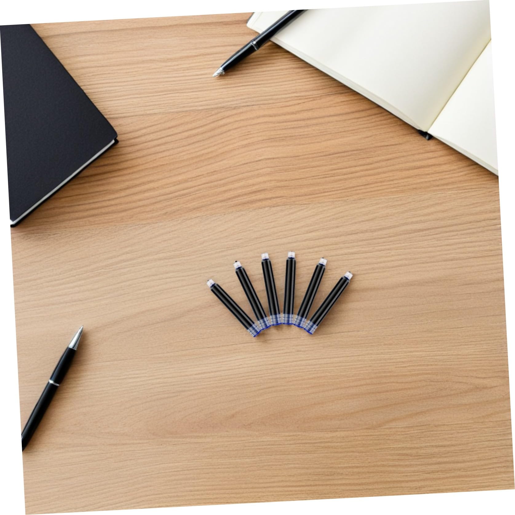 450 Pièces Cartouches D'encre Universelles Encre Stable en Plastique et Capacité Suffisante pour Stylo Plume 3,4 Mm pour Examens et Réunions