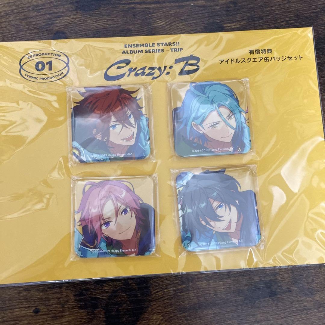 Amazon.co.jp: あんスタ 特典 Crazy:B クレビ アルバム TRIP 缶バッジ 
