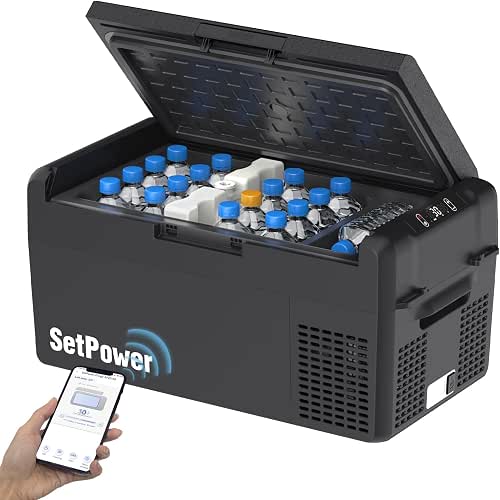 Setpower 12V Refrigerator 21 Quart Portable Freezer 50 Hours Keep