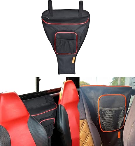 Vista 8 de Goldfire RZR XP Accesorios, bolsa de engranajes UTV 1680D, paquete de cabina, bolsa de herramientas de almacenamiento entre el asiento, bolsa
