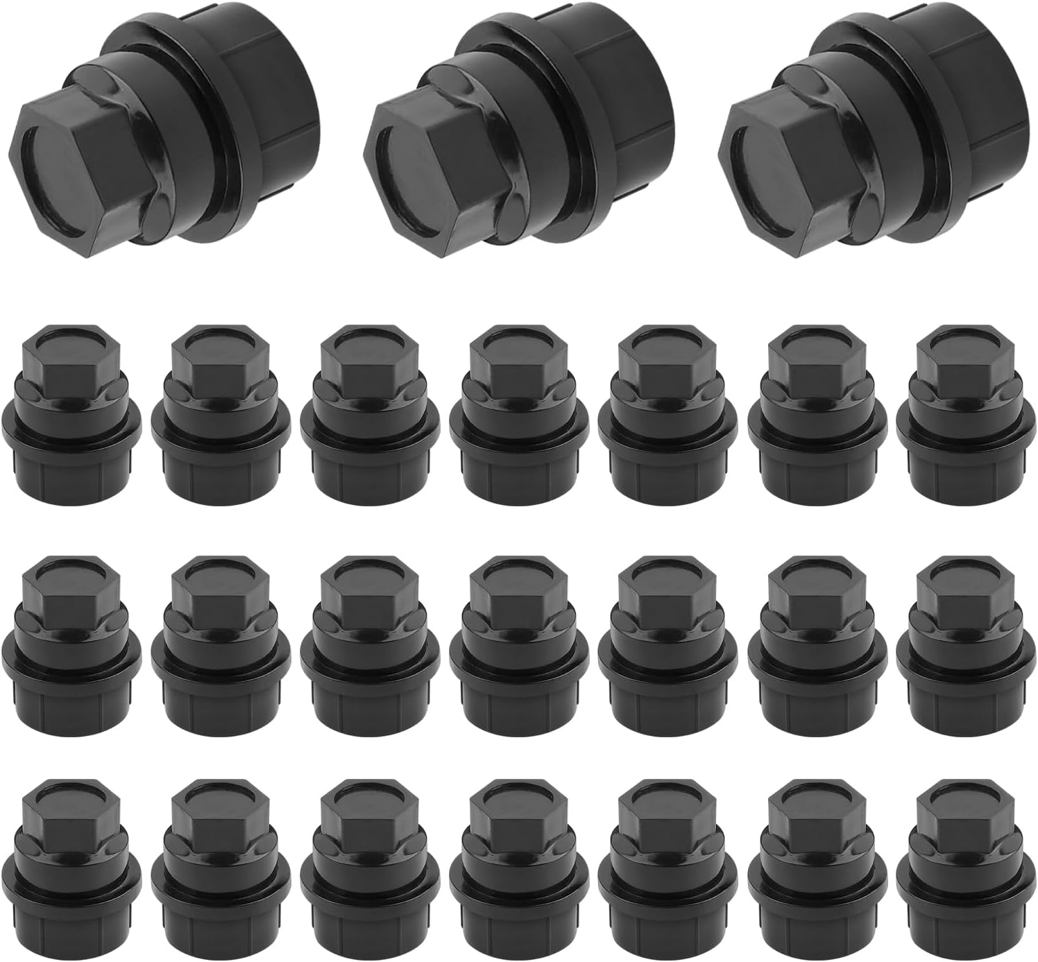 24PCS Wheel Lug Nut Covers M27x2.0 OEM 15646250 | Bolt Covers Caps for Wheel Lug Nuts Protection,Lug Nut Caps Car Accessories Compatible with Chevrolet GMC Cadillac